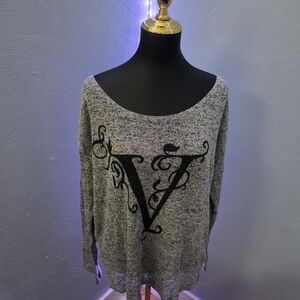 Vintage H&M Gray Knit Sweater